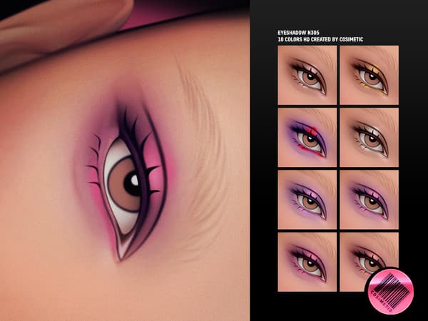 Скриншот мода Тени для век Satin Finish Eyeshadow N305